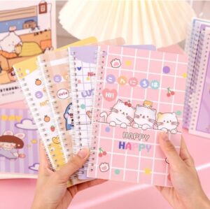 สมุดโน๊ตจิ๋ว สมุดลายการ์ตูน สมุดโน๊ตสันห่วงA5