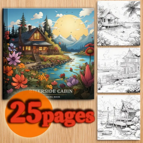 หนังสือระบายสีธีมสนามริมทะเล